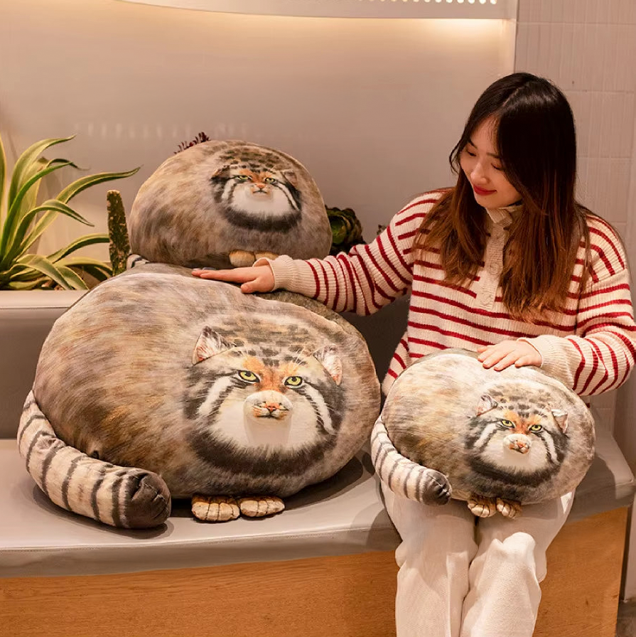 Hershey The Cat Plush Pillow