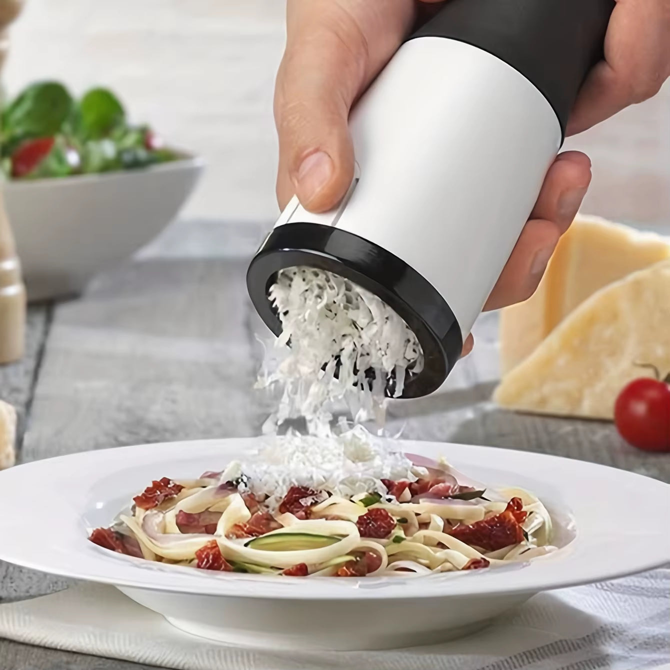 1Pc-Hand-Cranked Rotating Cheese Grater Creative Kitchen Cheese Shredder Multi-Functional Cheese Grater for Kitchen