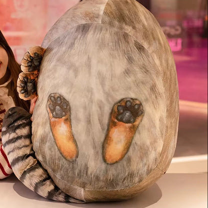 Adorable Pallas Cat Plush Body Pillow - Perfect for Kawaii Throw Pillows for Pets Lovers