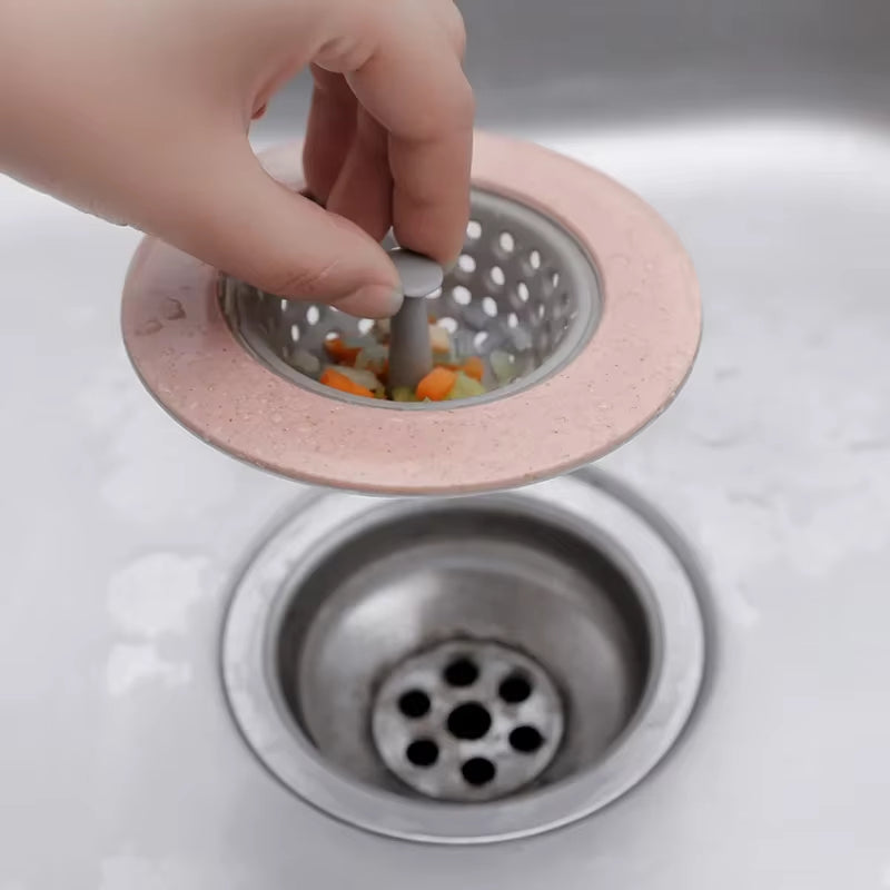 New Sink Strainer Silicone Sieve Kitchen Sink Filter Mesh Fillers for Hair Gootsteen Zeef Things for Kitchen Accessories
