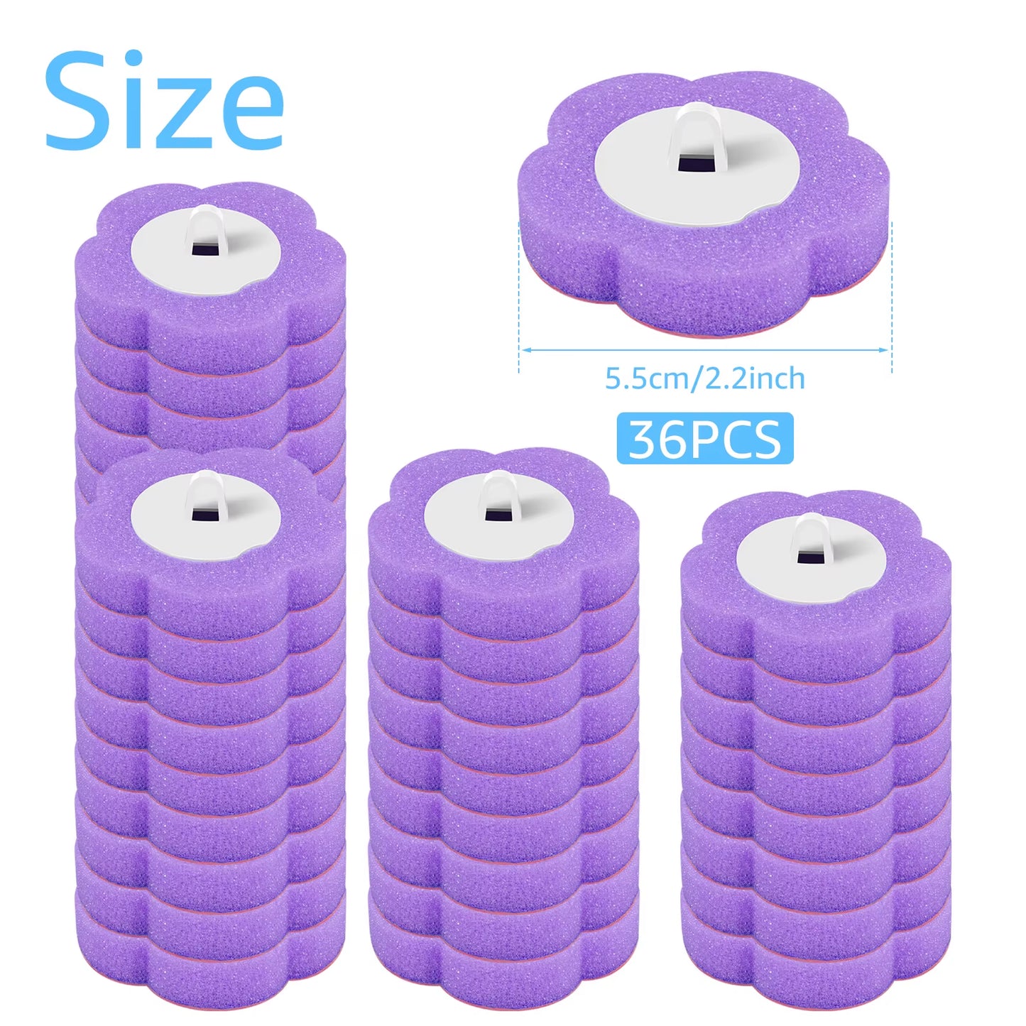 New Toilet Brush Disposable Replacement Head Cleaning Kit with Lengthened Handle Auto Lid Opening Toilet Bowl Cleaner Pad Kit