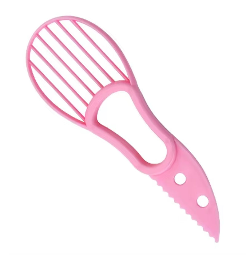 1PC 3 in 1 Avocado Slicer Shea Corer Butter Fruit Peeler Cutter Pulp Separator Plastic Knife Kitchen Vegetable Tools