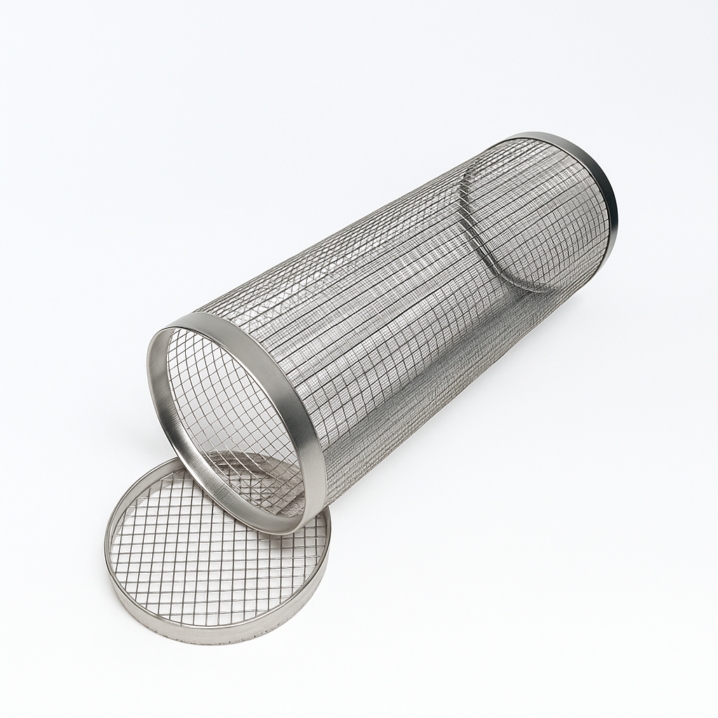 Belmont Stainless Steel Rolling Grill Basket