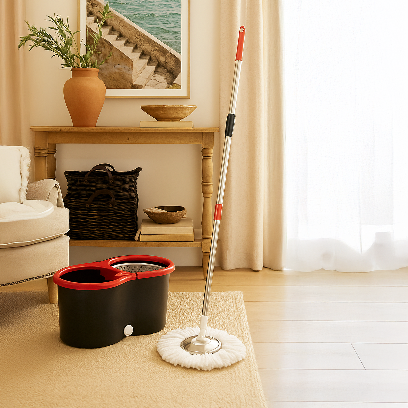 Complete Spin Mop & Bucket System