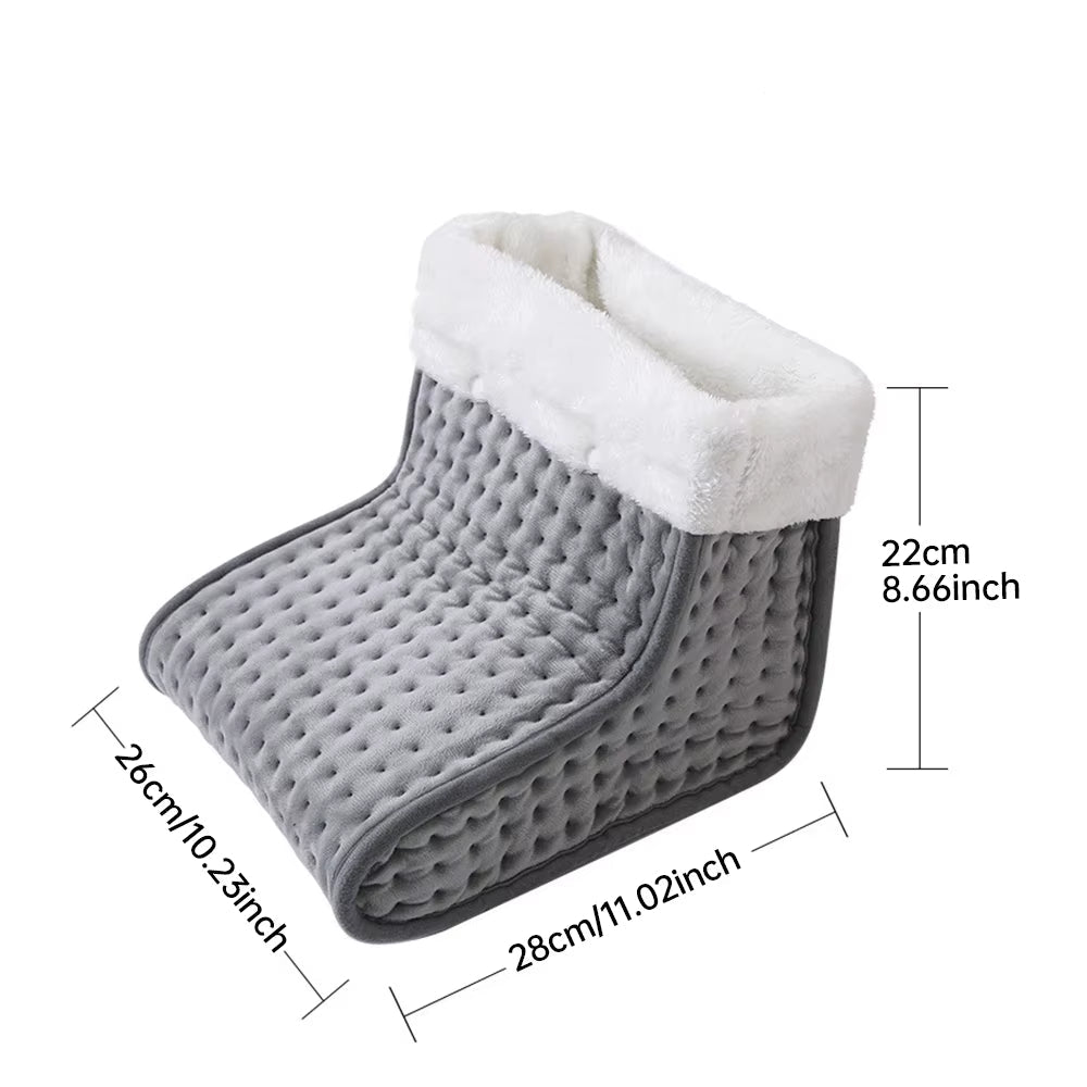 26*28*22Cm Electric Heated Foot US/EU Warmers Soft Feet Heating Pad 9-Gear Adjustable Temperature Electric Shoe Heating Pad