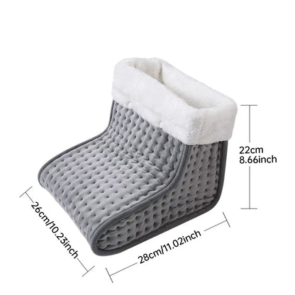 26*28*22Cm Electric Heated Foot US/EU Warmers Soft Feet Heating Pad 9-Gear Adjustable Temperature Electric Shoe Heating Pad