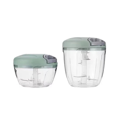 500/900ML Manual Meat Mincer Garlic Chopper Rotate Garlic Press Crusher Vegetable Onion Cutter Kitchen Cooking Accessories