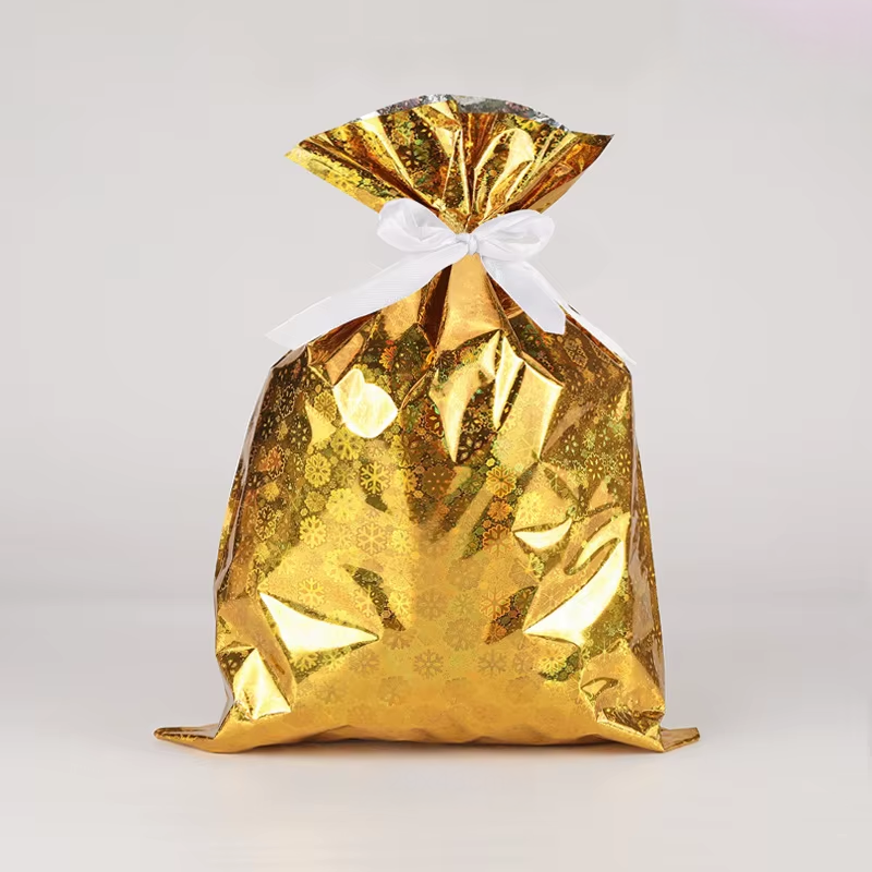 FestiveWrap Christmas Drawstring Bags