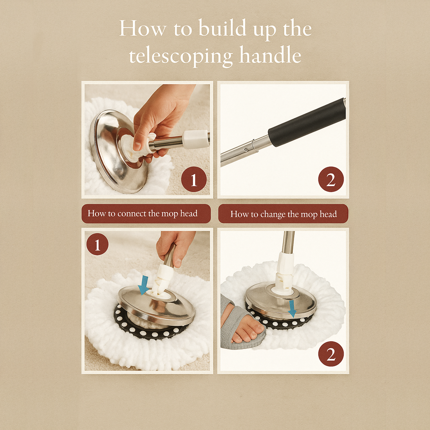 Complete Spin Mop & Bucket System