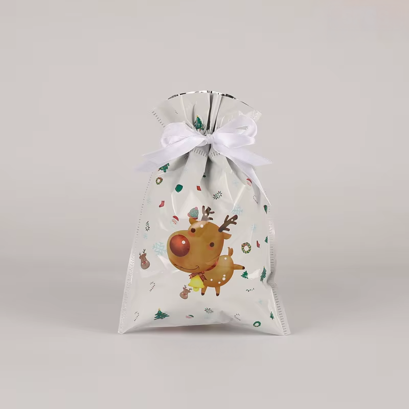 FestiveWrap Christmas Drawstring Bags