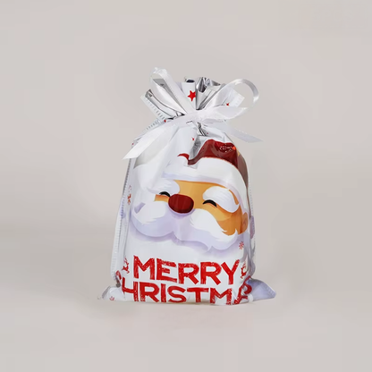 FestiveWrap Christmas Drawstring Bags