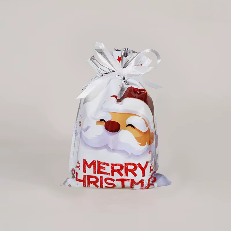 FestiveWrap Christmas Drawstring Bags
