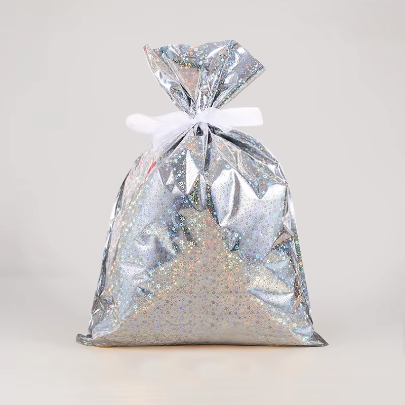 FestiveWrap Christmas Drawstring Bags