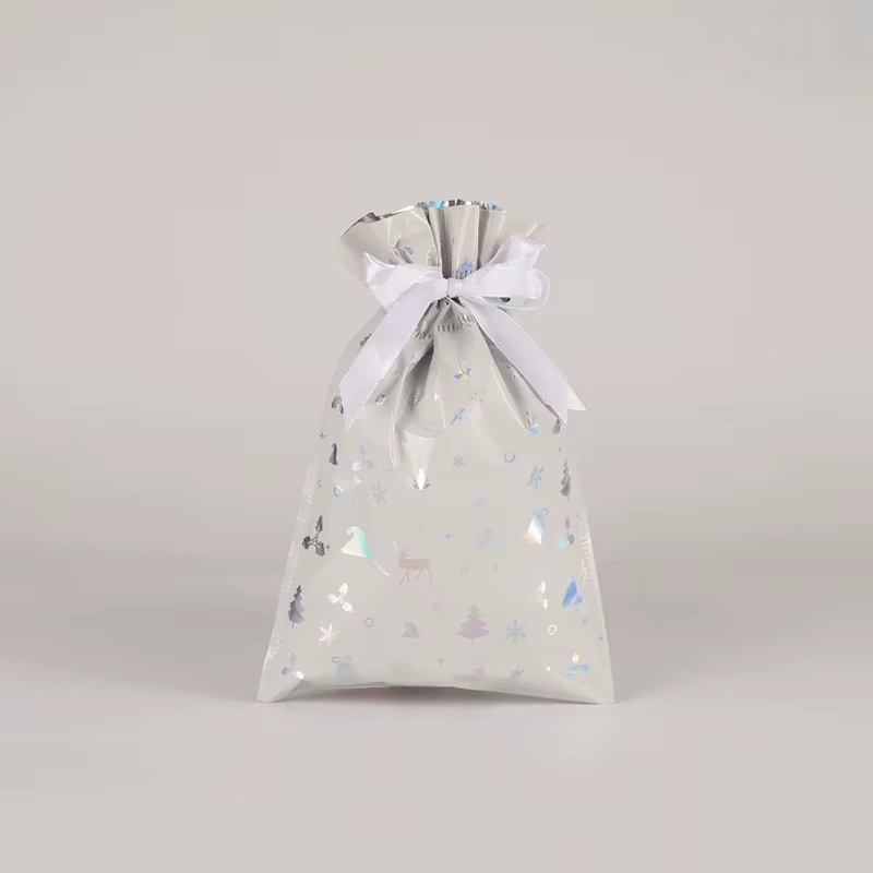 FestiveWrap Christmas Drawstring Bags